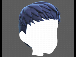 Base Hair for Boy V08 3D 모델