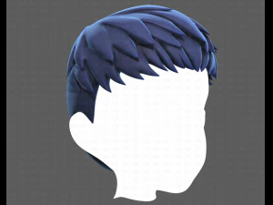 Base Hair for Boy V08 3D Model