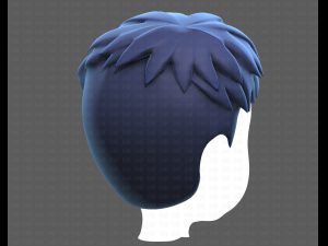 Base Hair for Boy V08 3D 모델