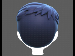 Base Hair for Boy V08 3D Model