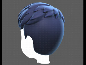 Base Hair for Boy V08 3D Model