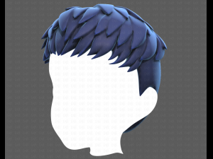 Base Hair for Boy V08 3D 모델