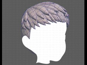 Base Hair for Boy V08 3D 모델