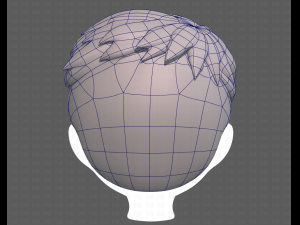 Base Hair for Boy V08 3D 모델