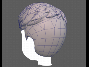 Base Hair for Boy V08 3D 모델