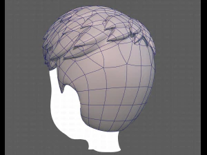 Base Hair for Boy V08 3D Model