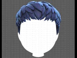 Base Hair for Boy V08 3D 모델