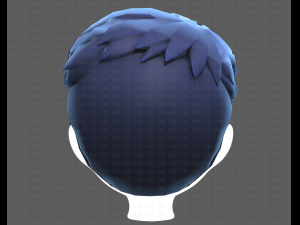 Base Hair for Boy V08 3D 모델