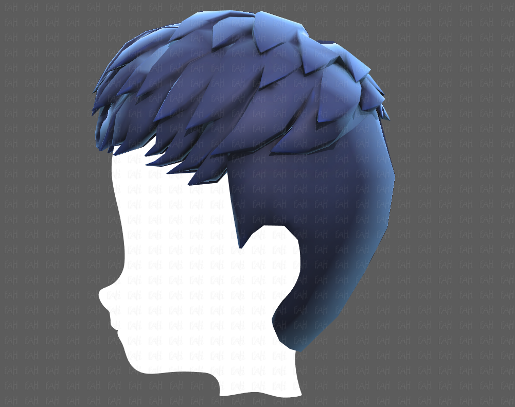 STL file ROBLOX avatar boy with curly hair 👦・3D print design to