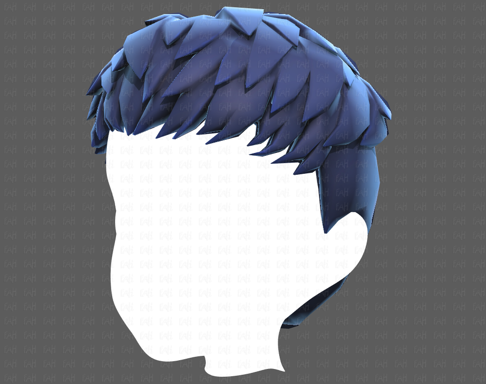 STL file ROBLOX avatar boy with curly hair 👦・3D print design to