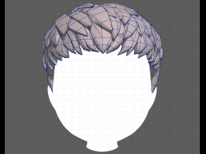 Base Hair for Boy V08 3D 모델