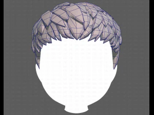 Base Hair for Boy V08 3D Model