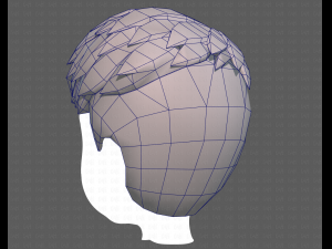 Base Hair for Boy V08 3D 모델