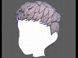 Base Hair for Boy V08 3D 모델