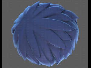 Base Hair for Boy V08 3D 모델