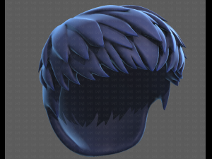 Base Hair for Boy V08 3D 모델