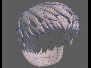 Base Hair for Boy V08 3D 모델