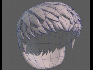 Base Hair for Boy V08 3D Model