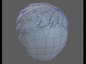 Base Hair for Boy V08 3D 모델