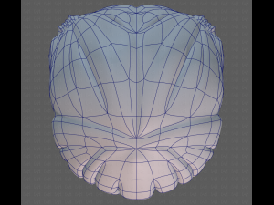 Base Hair for girl V09 3D Model