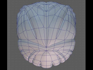 Base Hair for girl V09 3D Model