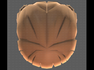 Base Hair for girl V09 3D Model