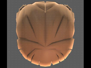 Base Hair for girl V09 3D Model