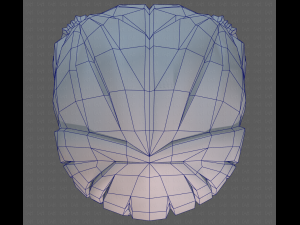 Base Hair for girl V09 3D Model