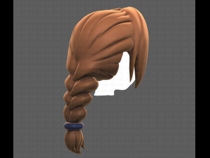 Base Hair for girl V10 Modelo 3D
