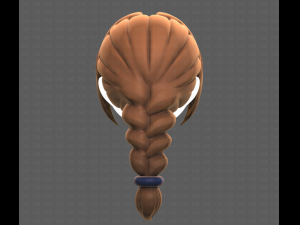 Base Hair for girl V10 Modelo 3D