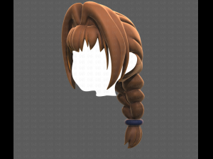 Base Hair for girl V10 Modelo 3D