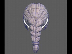 Base Hair for girl V10 Modelo 3D