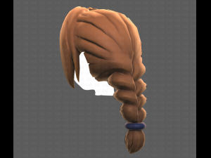 Base Hair for girl V10 Modelo 3D
