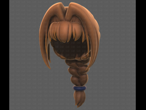Base Hair for girl V10 Modelo 3D