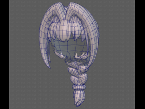 Base Hair for girl V10 Modelo 3D