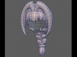 Base Hair for girl V10 Modelo 3D