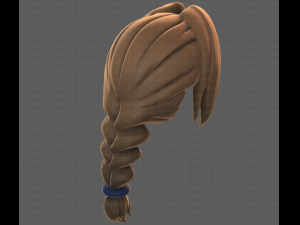 Base Hair for girl V10 Modelo 3D