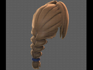 Base Hair for girl V10 Modelo 3D