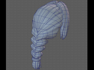 Base Hair for girl V10 Modelo 3D