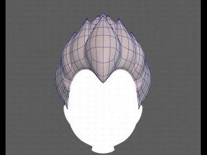 Base Hair for Boy V09 3D Model