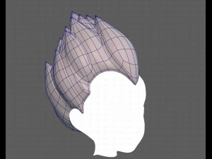 Base Hair for Boy V09 3D Model