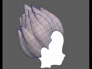 Base Hair for Boy V09 3D Model