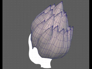 Base Hair for Boy V09 3D Model