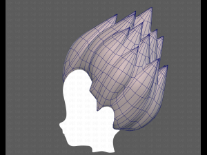 Base Hair for Boy V09 3D 模型