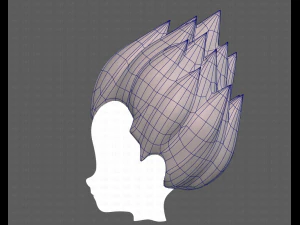 Base Hair for Boy V09 3D Model