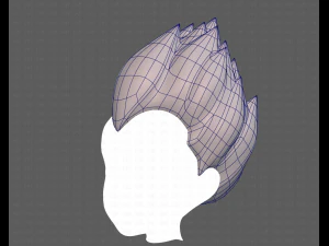 Base Hair for Boy V09 3D Model