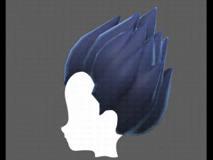 Base Hair for Boy V09 3D Model