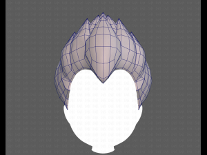 Base Hair for Boy V09 3D 模型