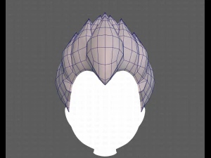 Base Hair for Boy V09 3D Model