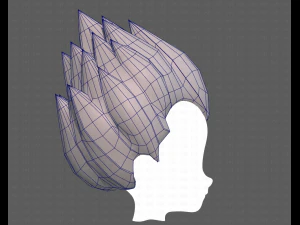 Base Hair for Boy V09 3D Model